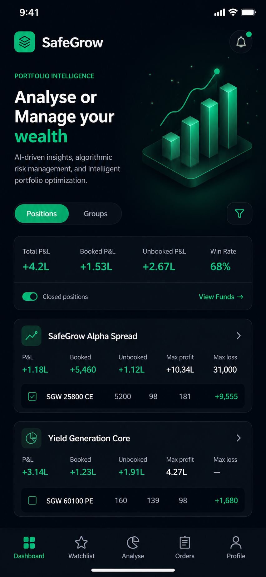 SafeGrow Interface