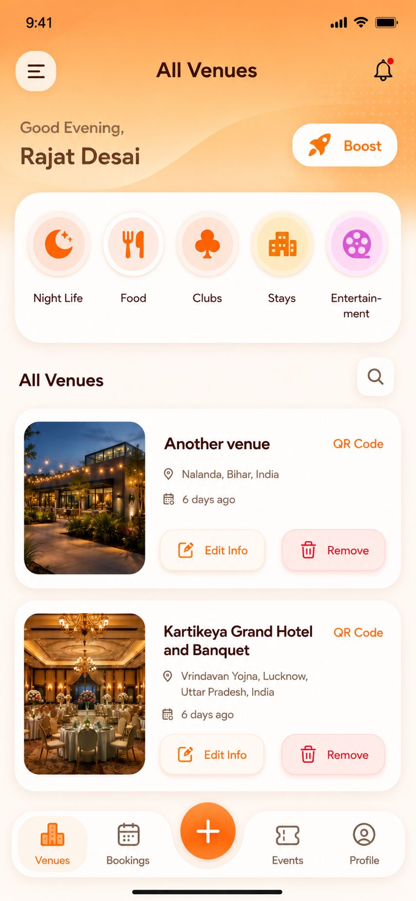 Flock App Interface
